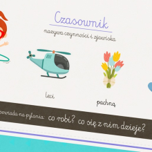 Gra dla dzieci online, która wprowadza w świat czasowników