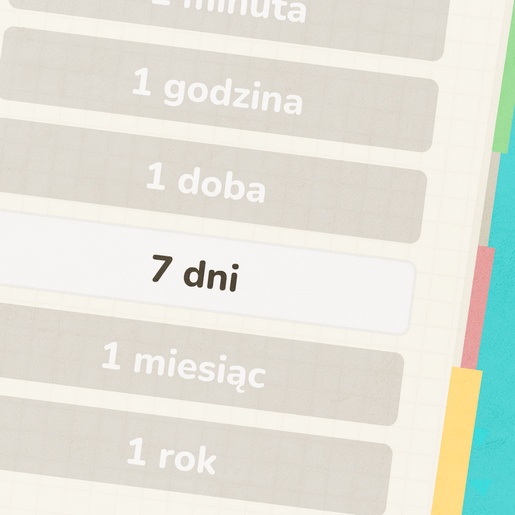 Edukacyjna zabawa dla dzieci, która uczy jednostek czasu
