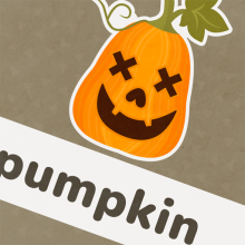 Gra edukacyjna dla dzieci - poznaję słowa - Halloween