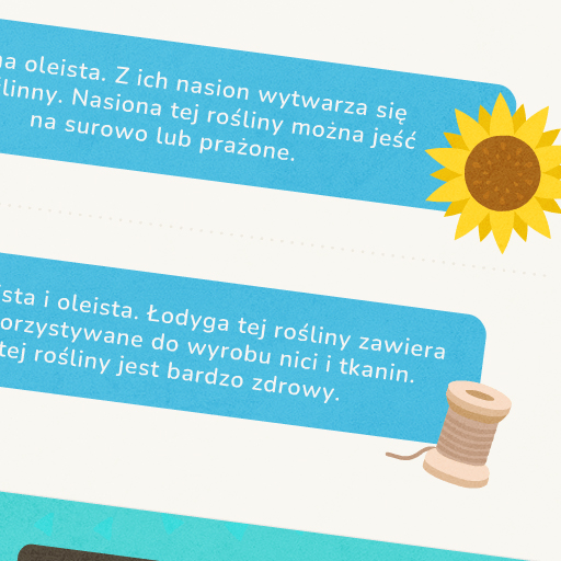 Gra edukacyjna - rośliny zbożowe, oleiste i włókniste
